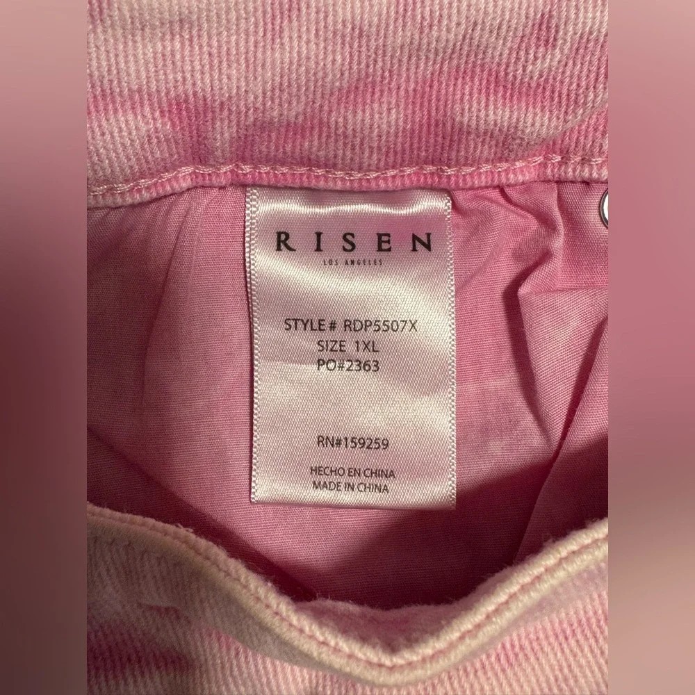Risen Pink Straight Leg Women Jeans - Picture 5 of 7